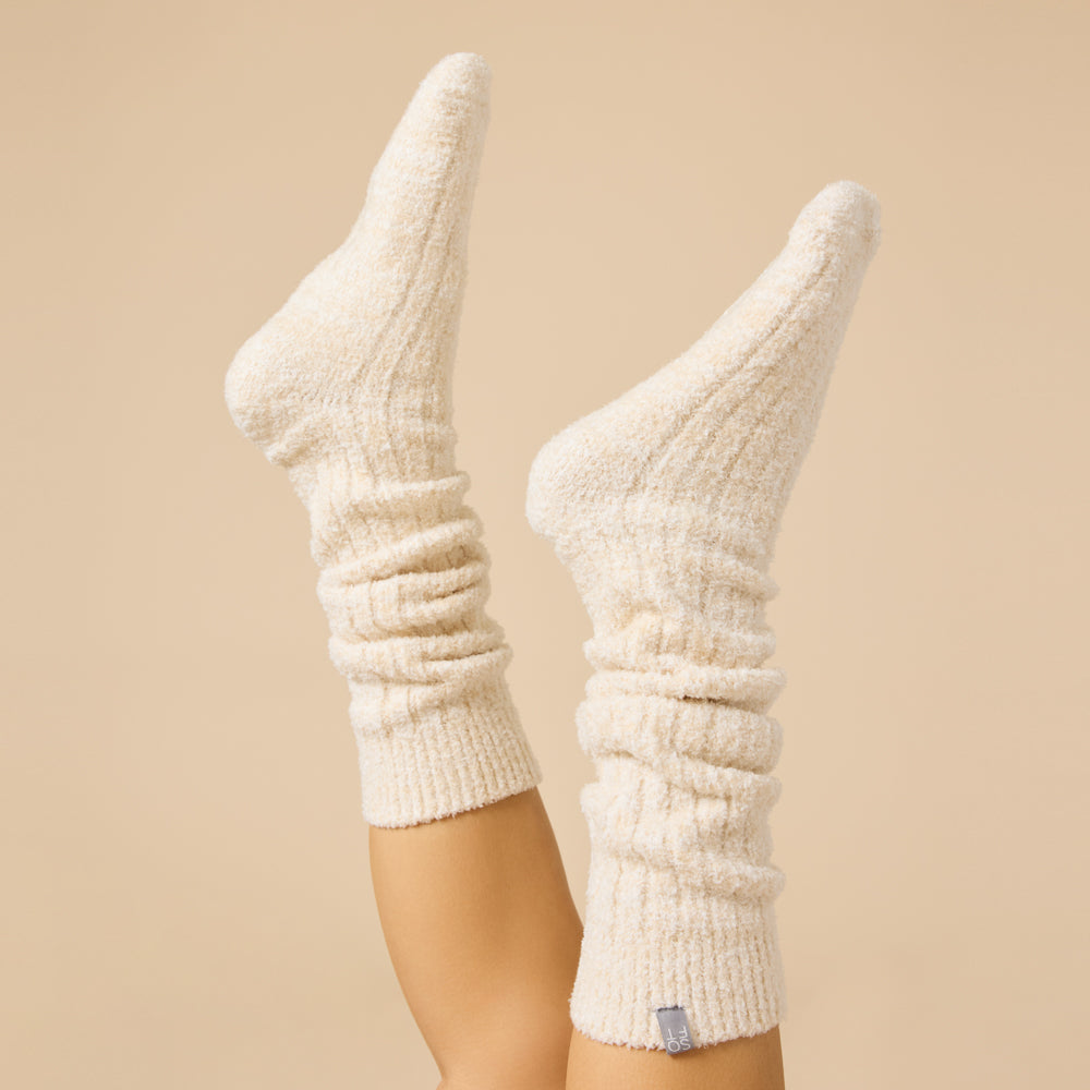 Slouchy Marshmallow Socks