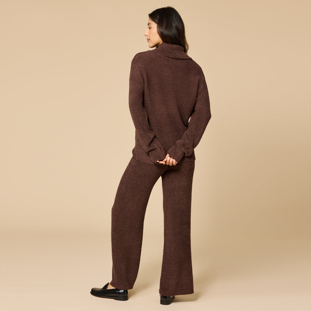 Ultra-Marshmallow Shawl Collar with Pintuck Pant