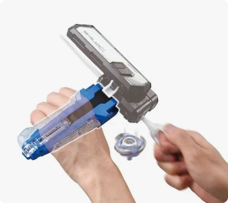 Takara Tomy Beyblade X BX-42 Rubber Custom Grip Blue Ver