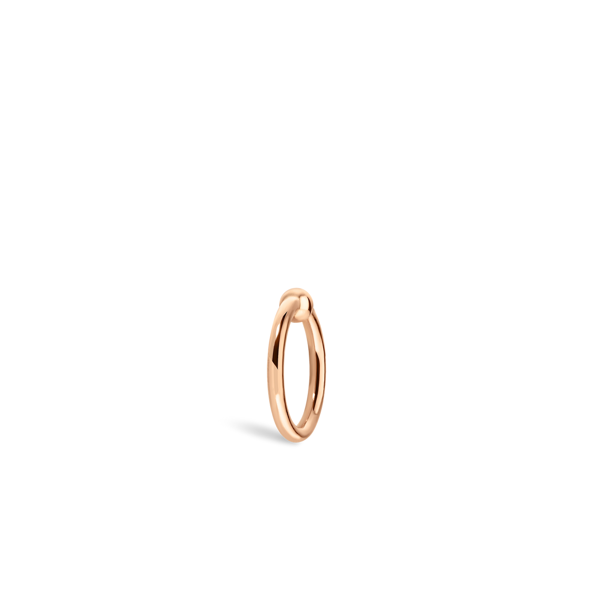Fixed Gold Ball Ring