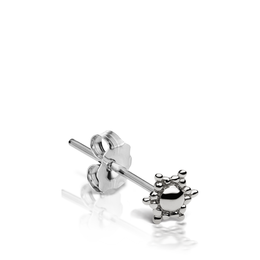 Plain Starburst Stud Earring