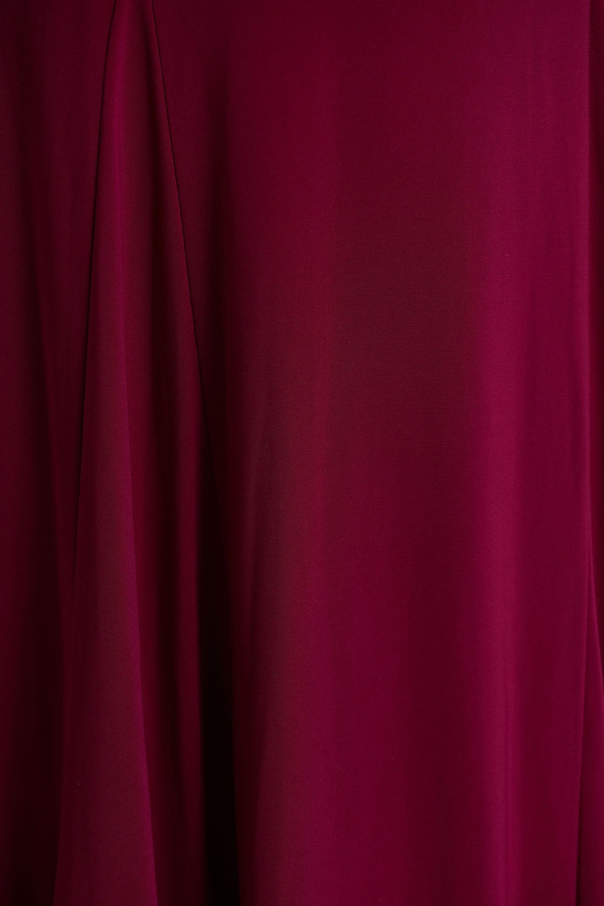 Cilla | Burgundy Bardot-Neck Maxi Dress With Ruched Detailing
