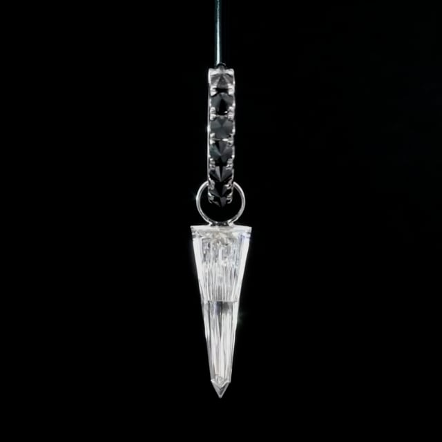 Silhouette Cluster Diamond Charm