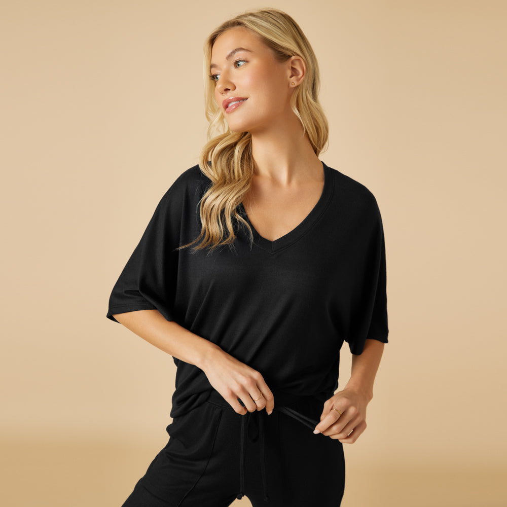 Dream Relaxed V-neck with Capri Lounge Set