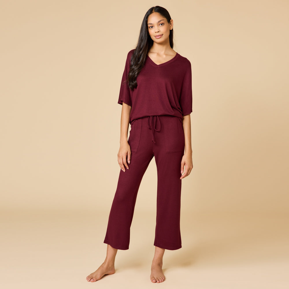 Dream Relaxed V-neck with Capri Lounge Set