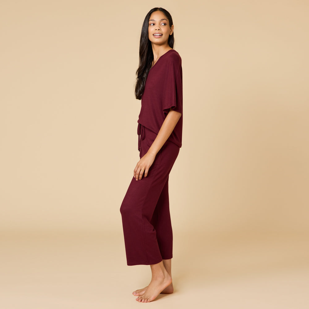 Dream Relaxed V-neck with Capri Lounge Set