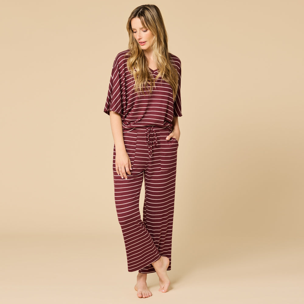 Dream Relaxed V-neck with Capri Lounge Set