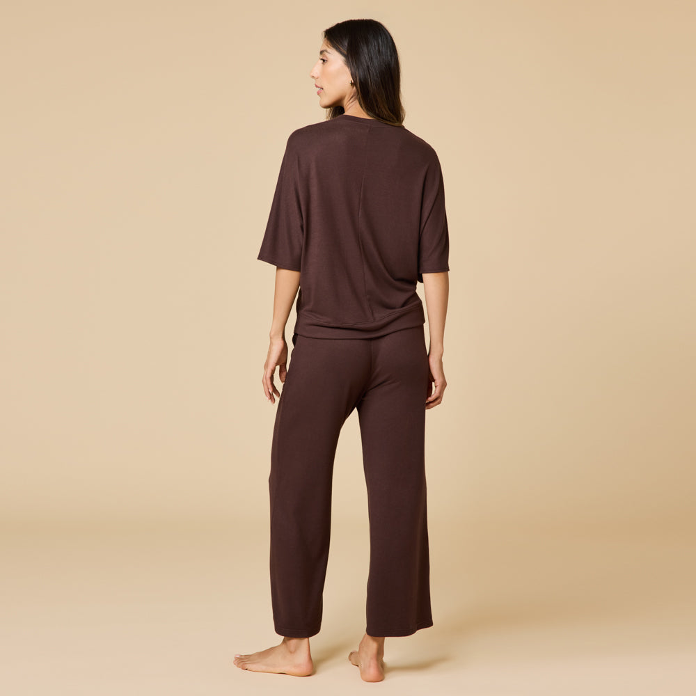 Dream Relaxed V-neck with Capri Lounge Set