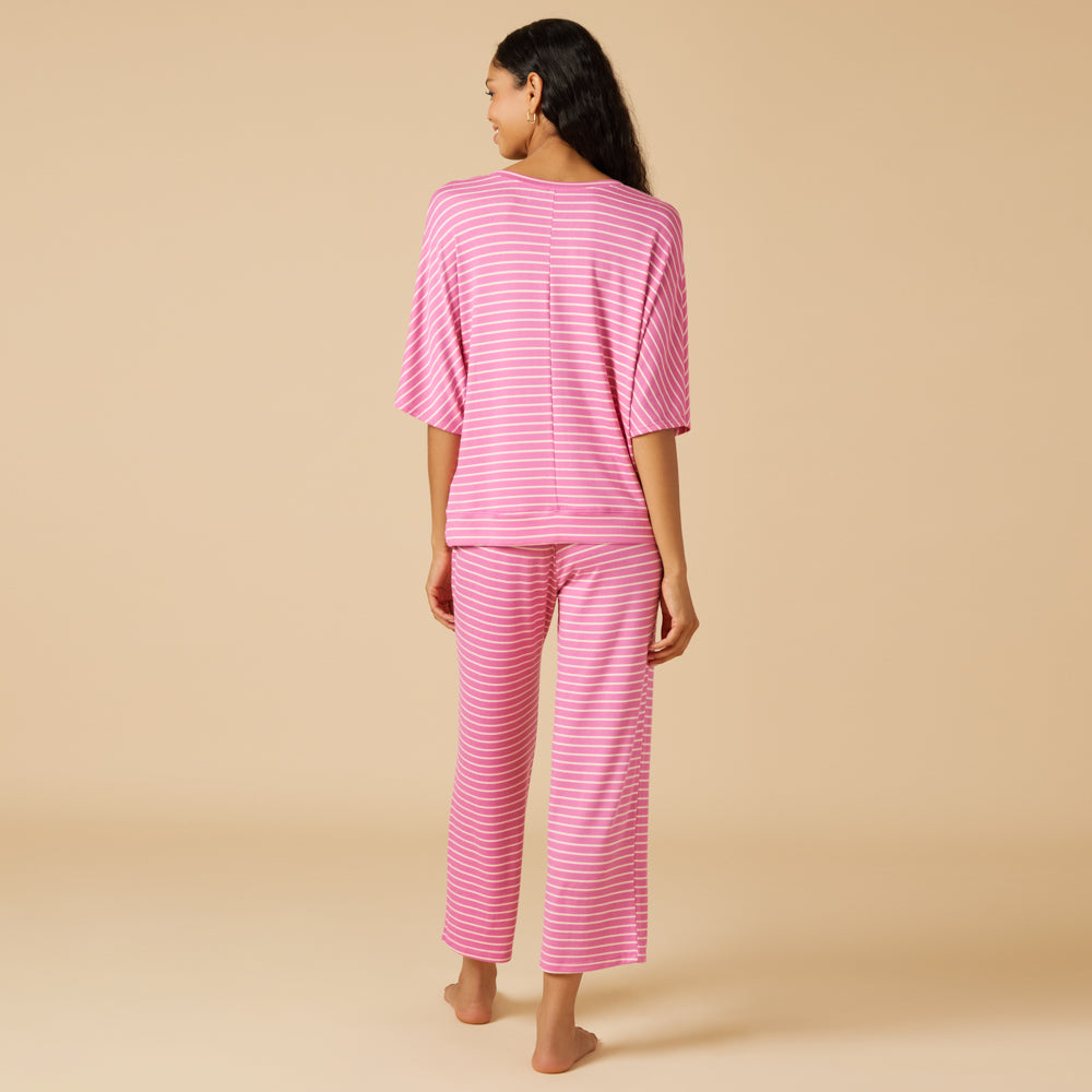 Dream Relaxed V-neck with Capri Lounge Set