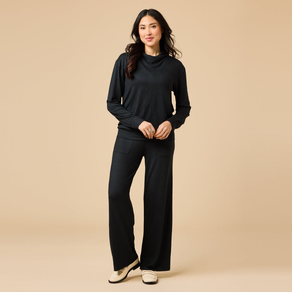 Dream Jersey Cowl Neck Lounge Set