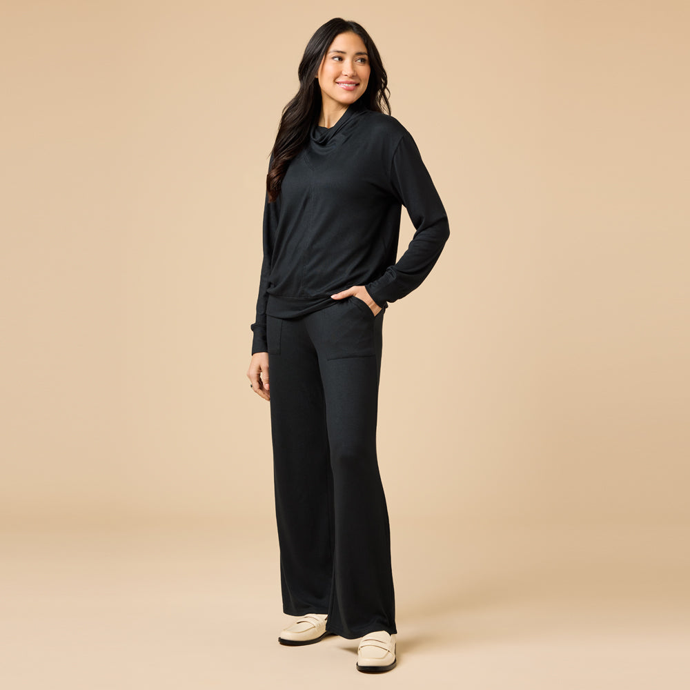 Dream Jersey Cowl Neck Lounge Set