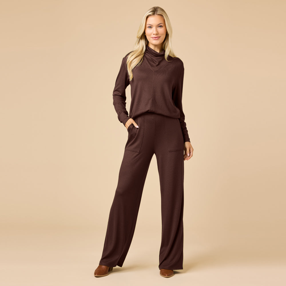 Dream Jersey Cowl Neck Lounge Set