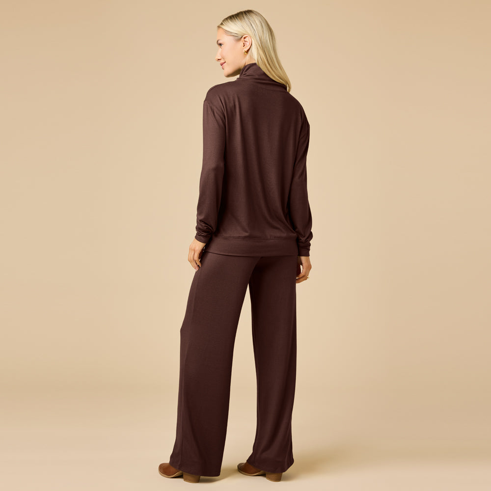 Dream Jersey Cowl Neck Lounge Set