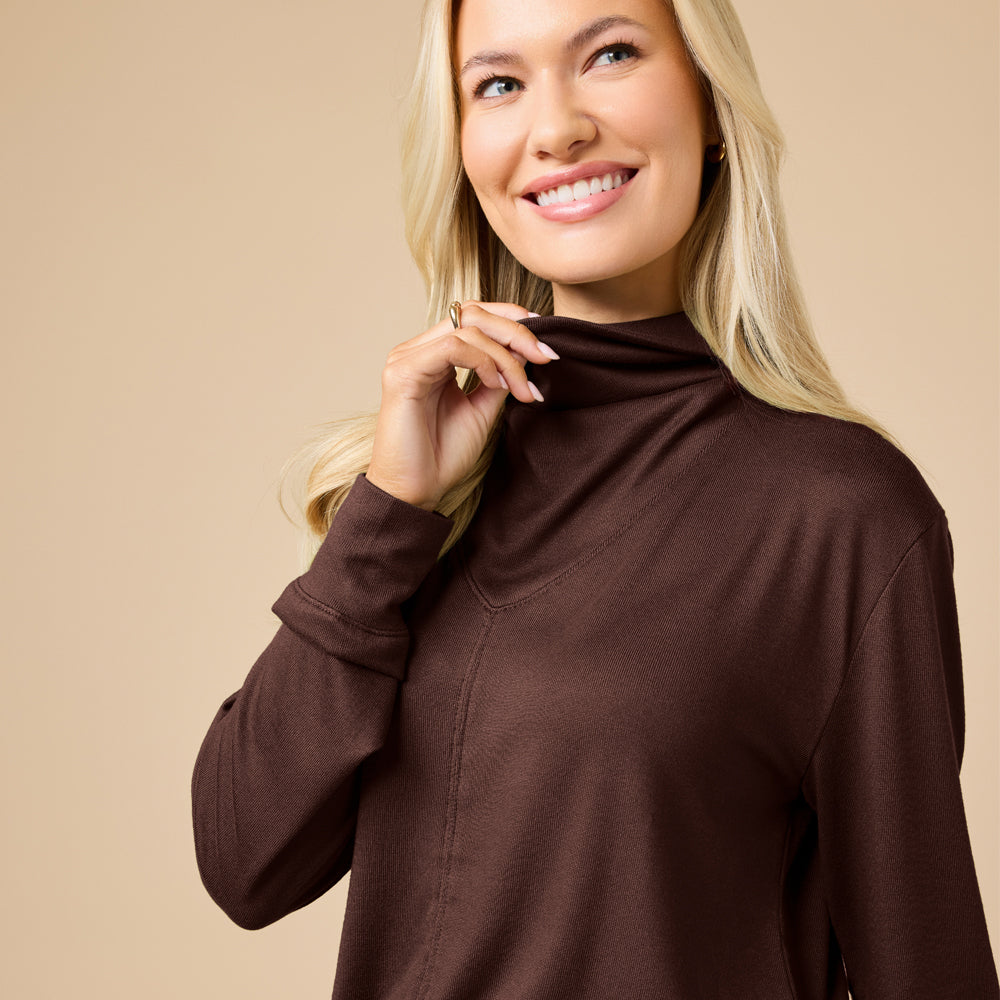 Dream Jersey Cowl Neck Lounge Set