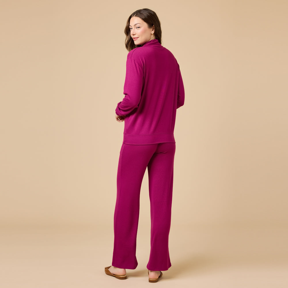 Dream Jersey Cowl Neck Lounge Set