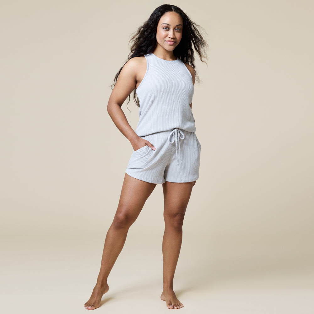 Rib Dream Racerback Short Set