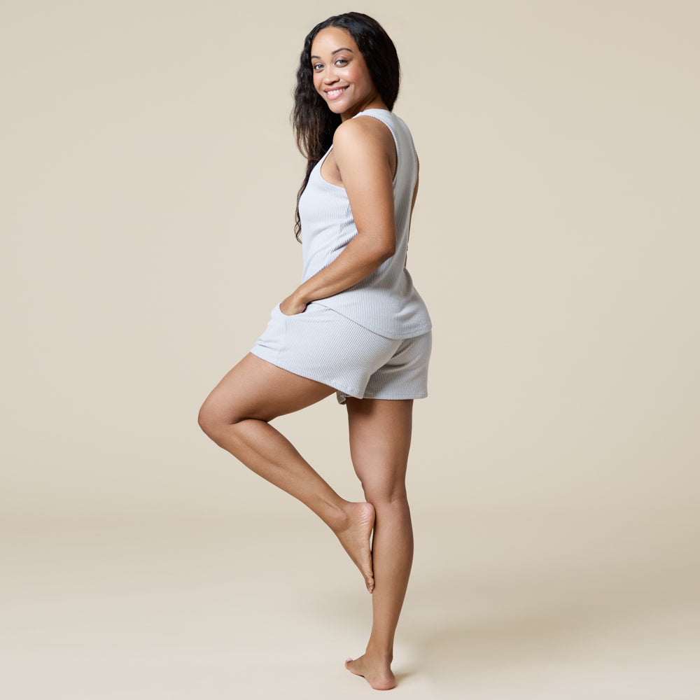 Rib Dream Racerback Short Set