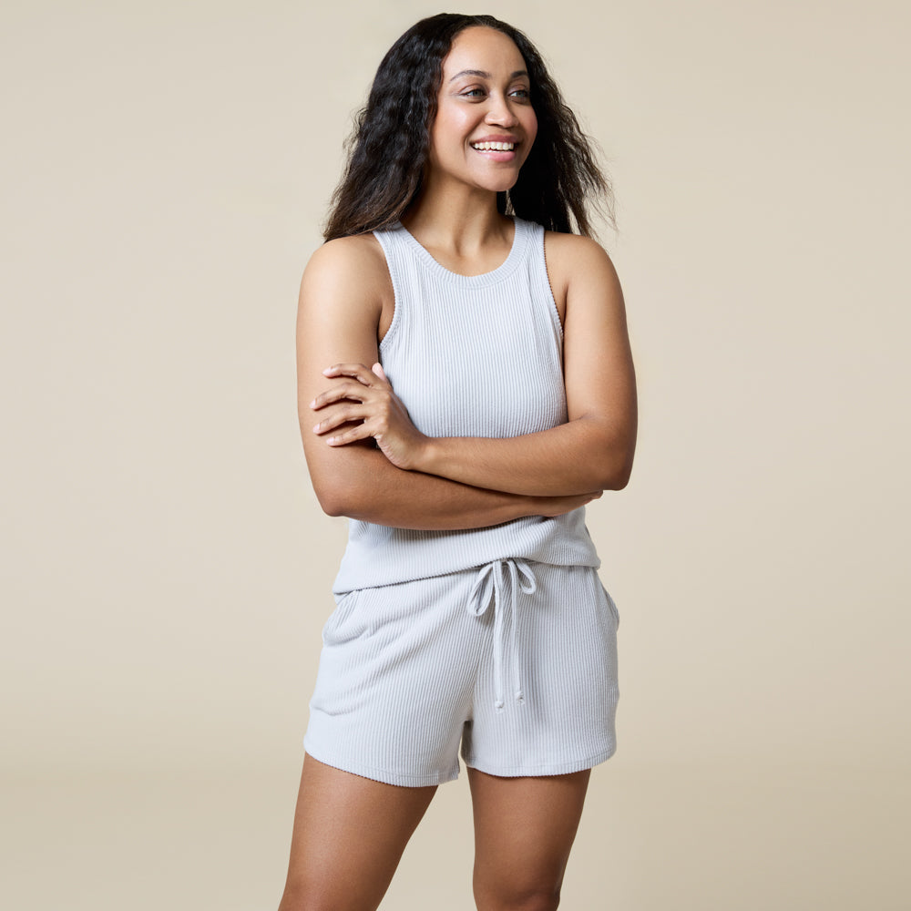 Rib Dream Racerback Short Set