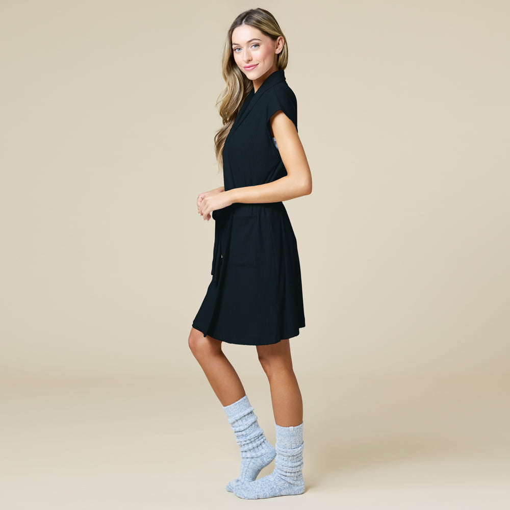 Rib Dream 35" Cap Sleeve Robe