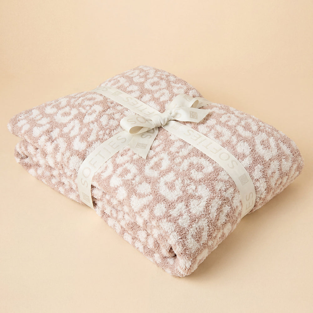 Marshmallow Leopard Blanket