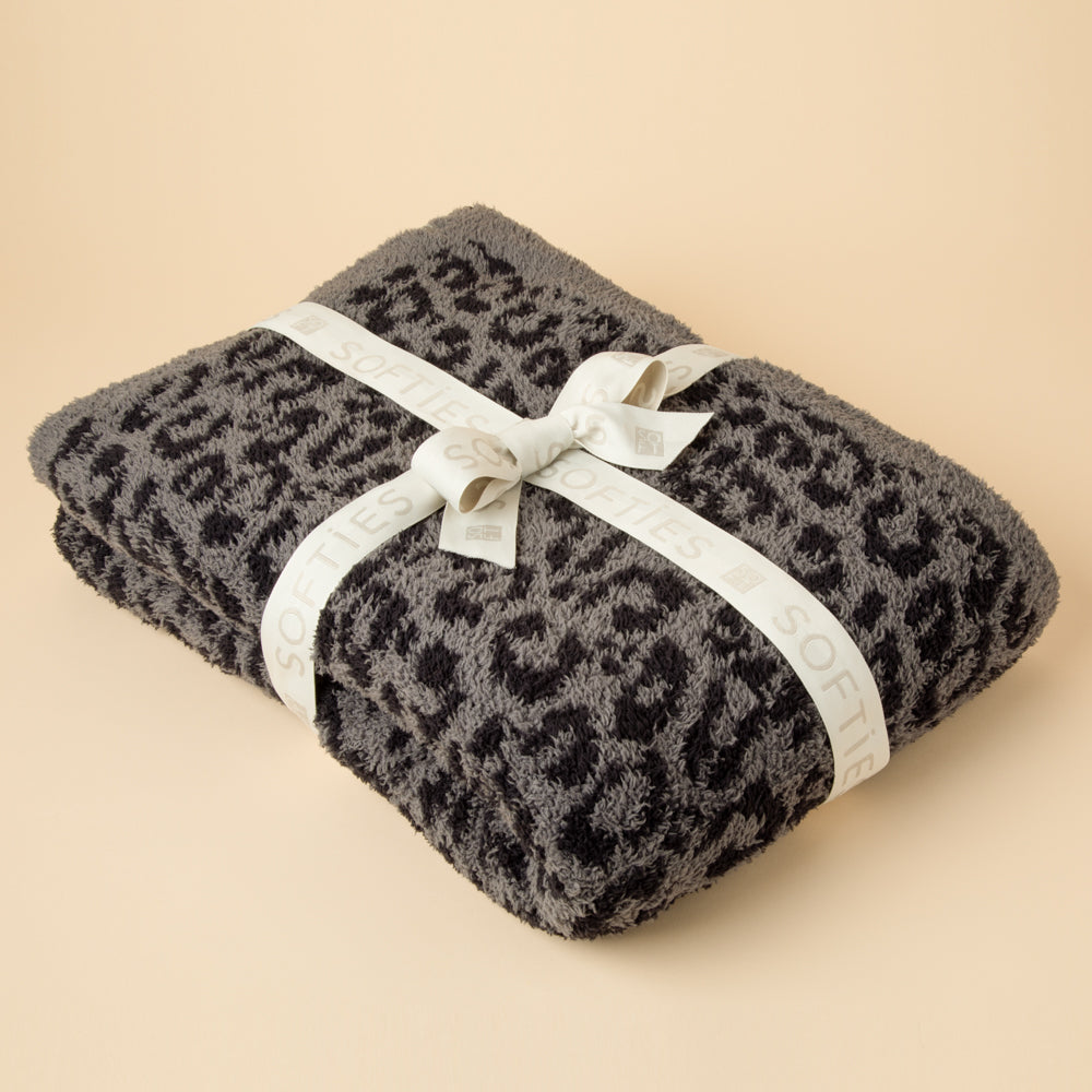 Marshmallow Leopard Blanket