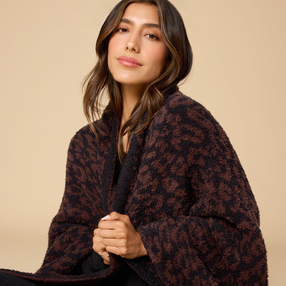 Marshmallow Leopard Blanket