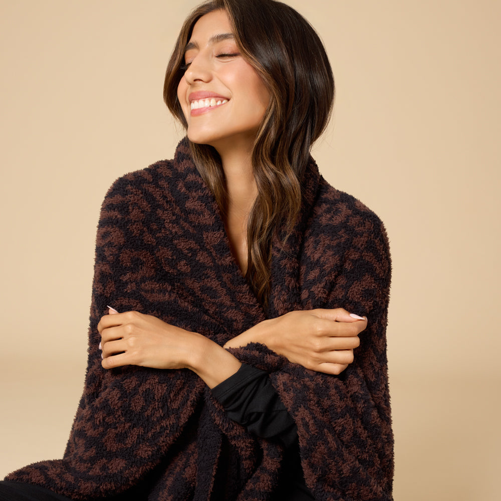 Marshmallow Leopard Blanket
