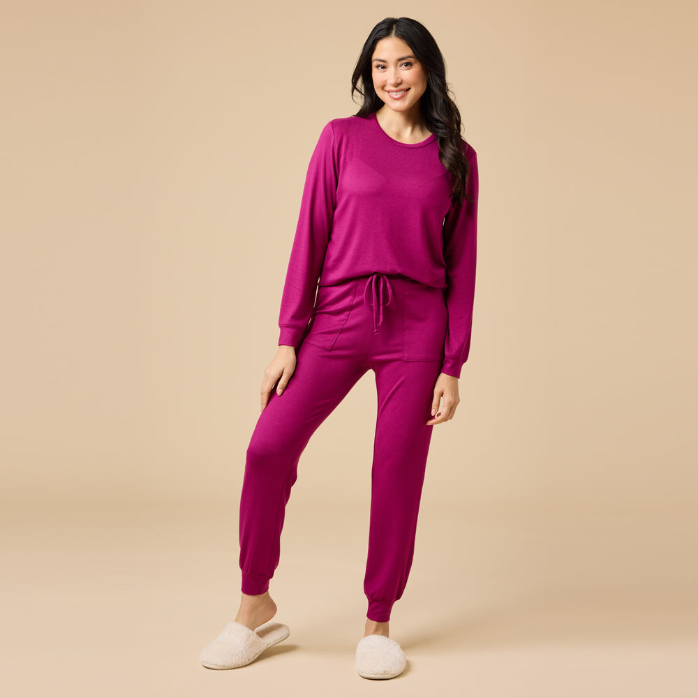 Dream Jersey Crew Neck Lounge Set