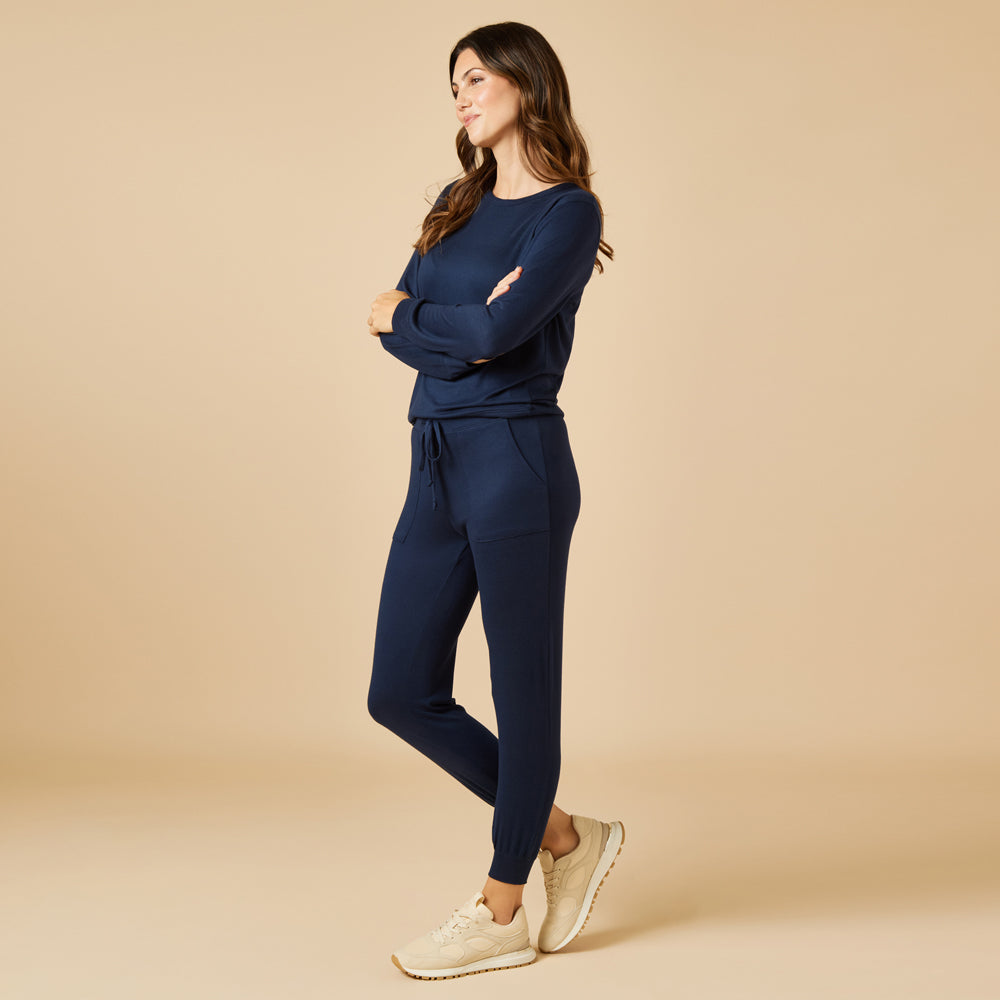 Dream Jersey Crew Neck Lounge Set