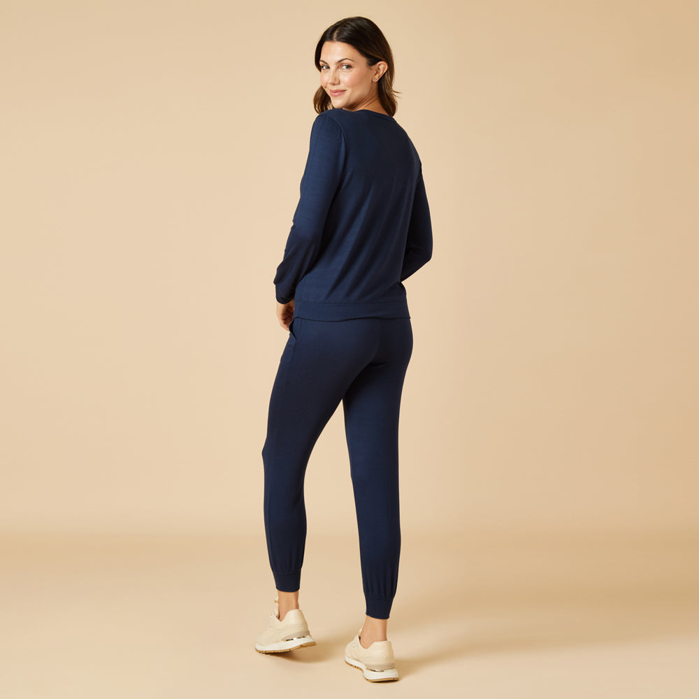 Dream Jersey Crew Neck Lounge Set