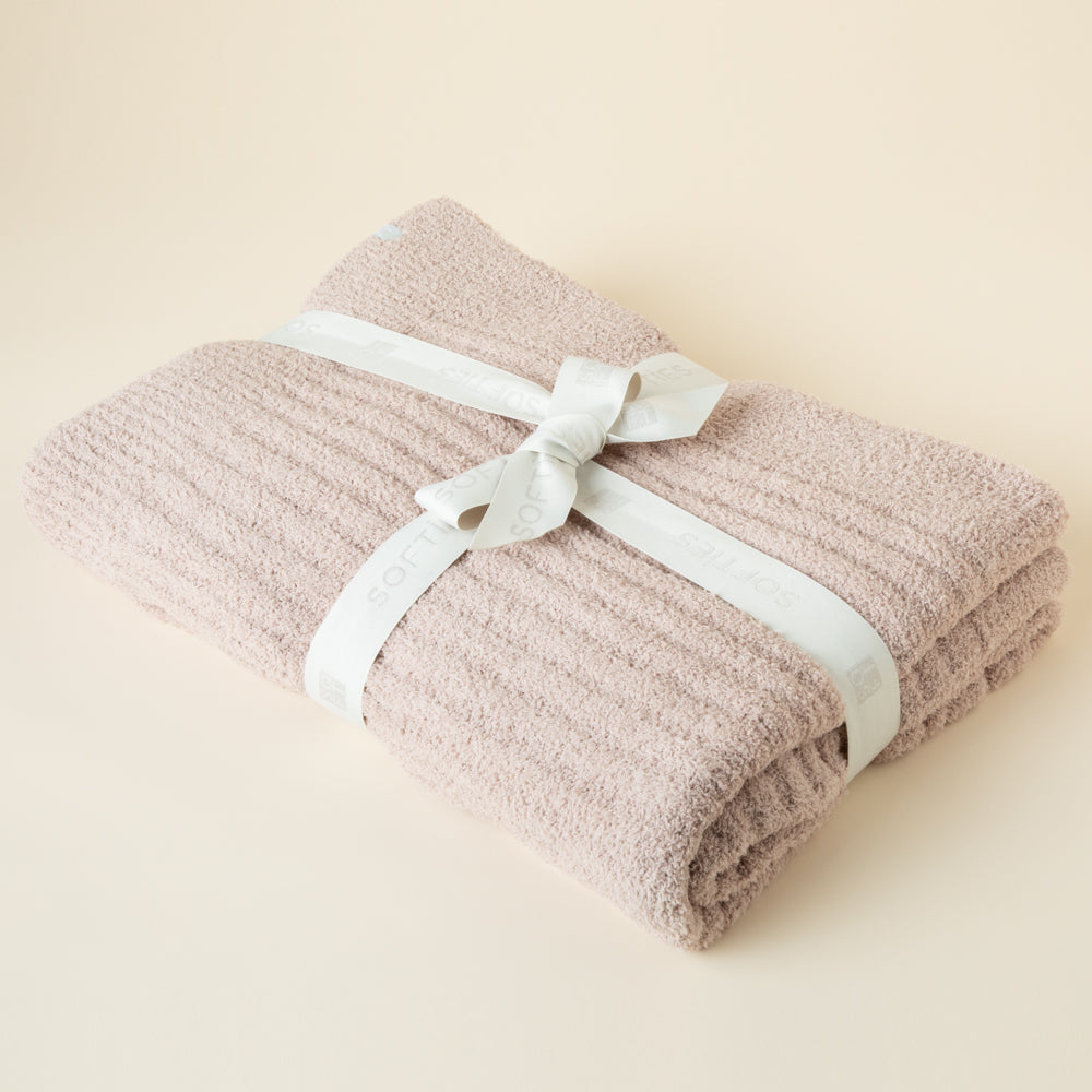 50" x 70" Solid Rib Marshmallow Blanket