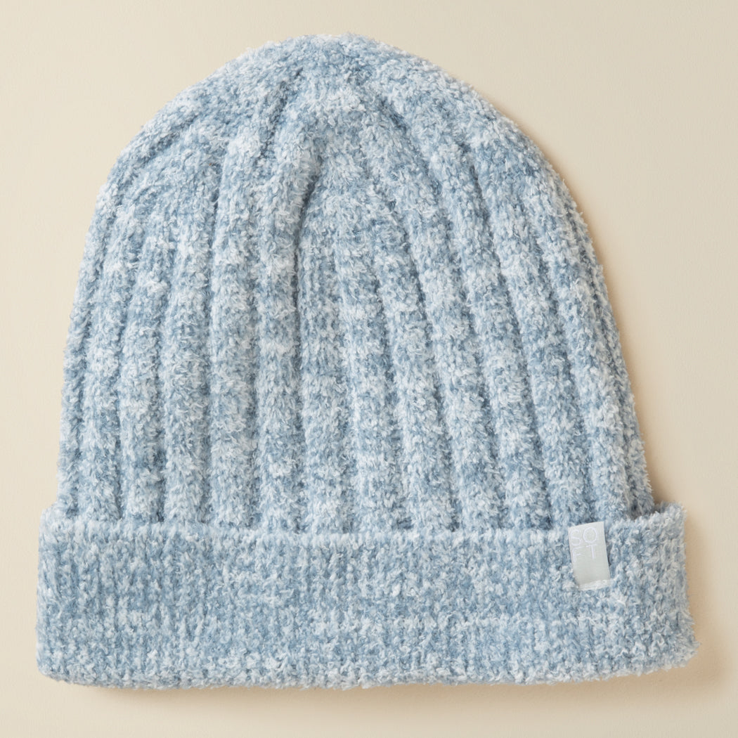 Chunky Rib Marshmallow Beanie