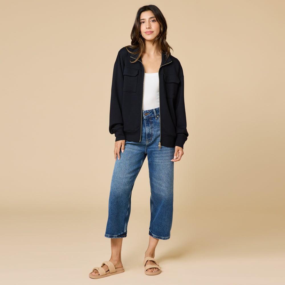DreamTech Double Zip Bomber Jacket