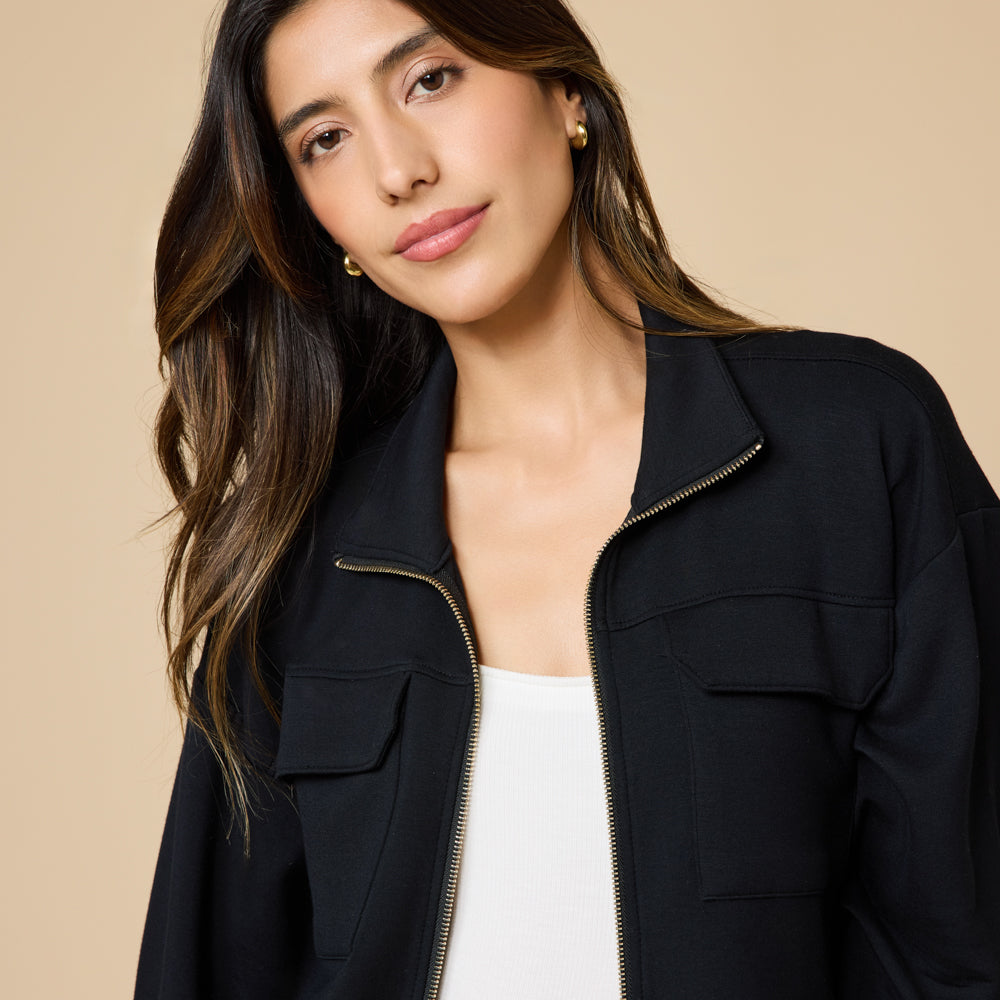 DreamTech Double Zip Bomber Jacket