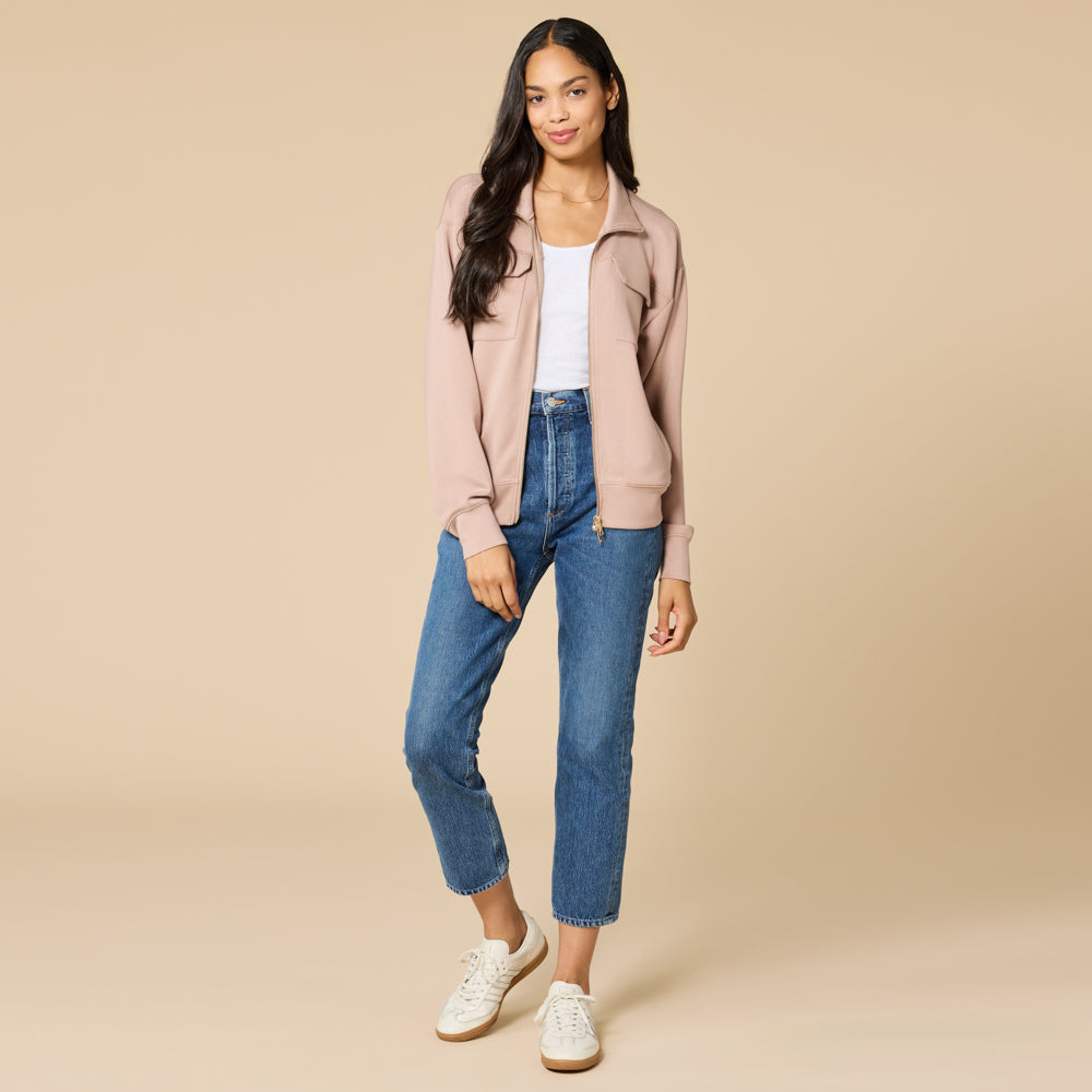 DreamTech Double Zip Bomber Jacket
