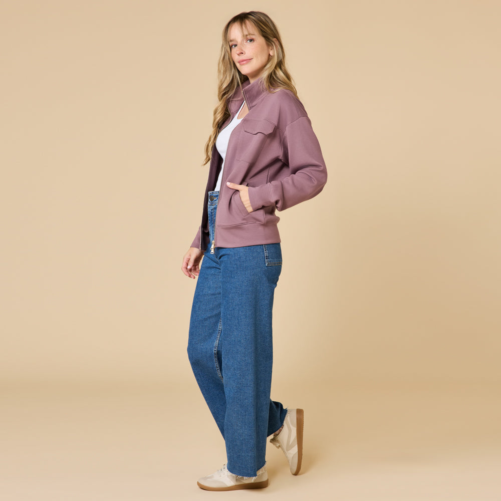 DreamTech Double Zip Bomber Jacket