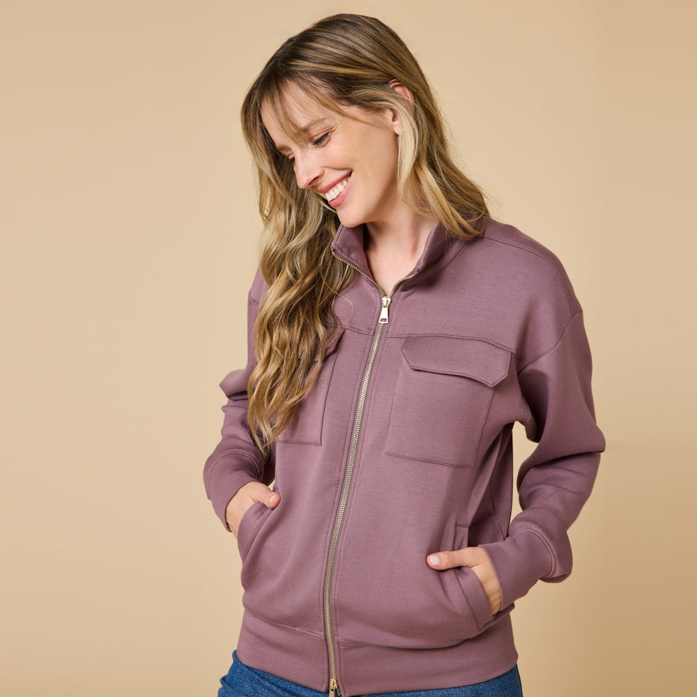 DreamTech Double Zip Bomber Jacket