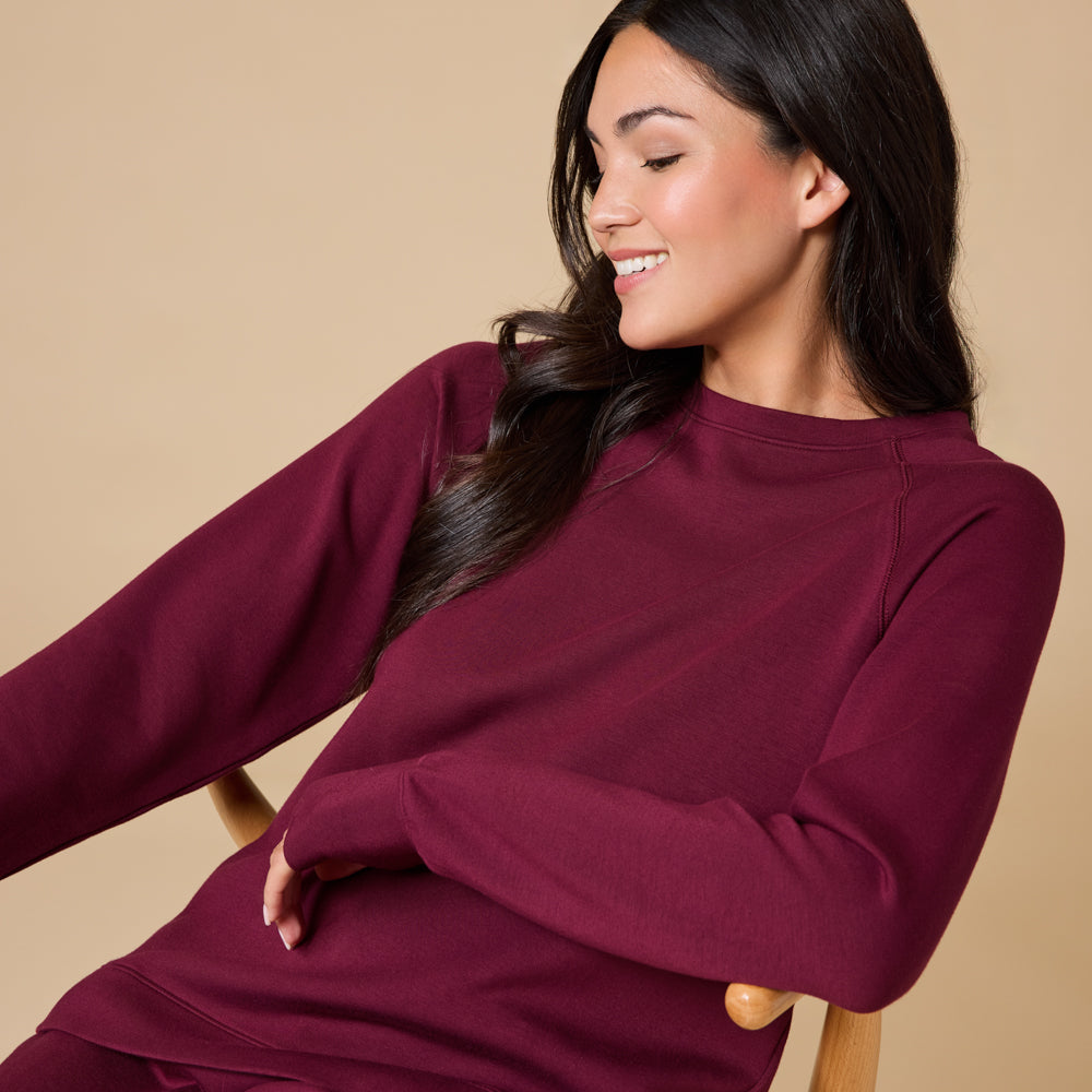 DreamTech Crew Tunic with Side Zip & Ankle Cuff Pant