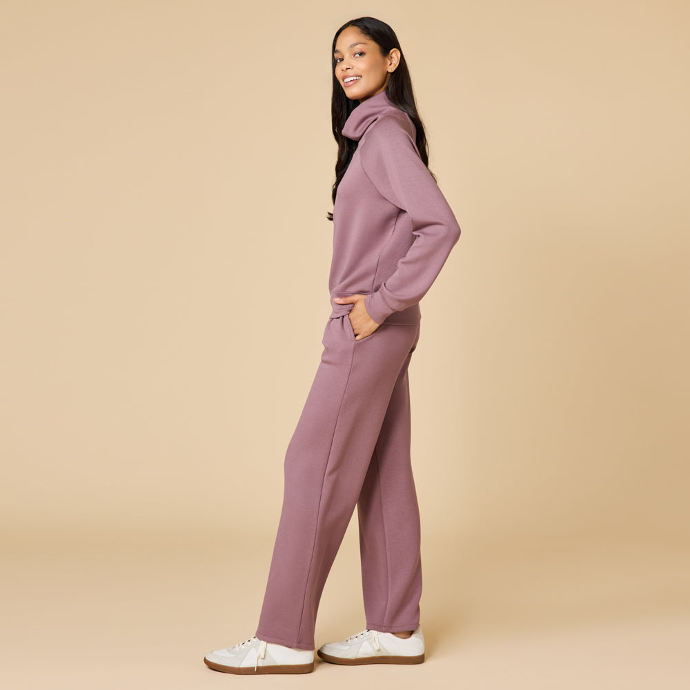 DreamTech Cowl Neck with Pleated Pant