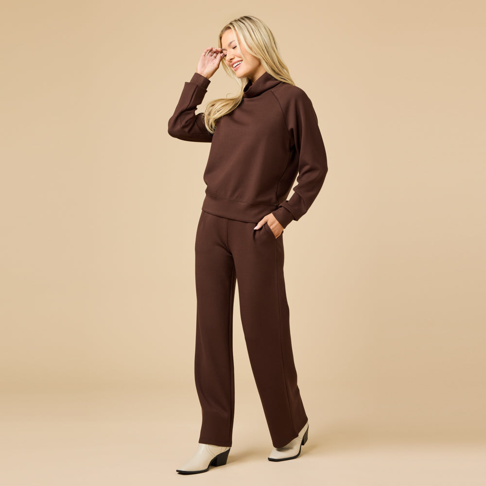 DreamTech Cowl Neck with Pleated Pant