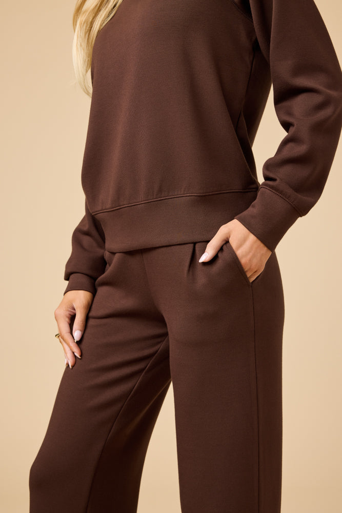 DreamTech Cowl Neck with Pleated Pant