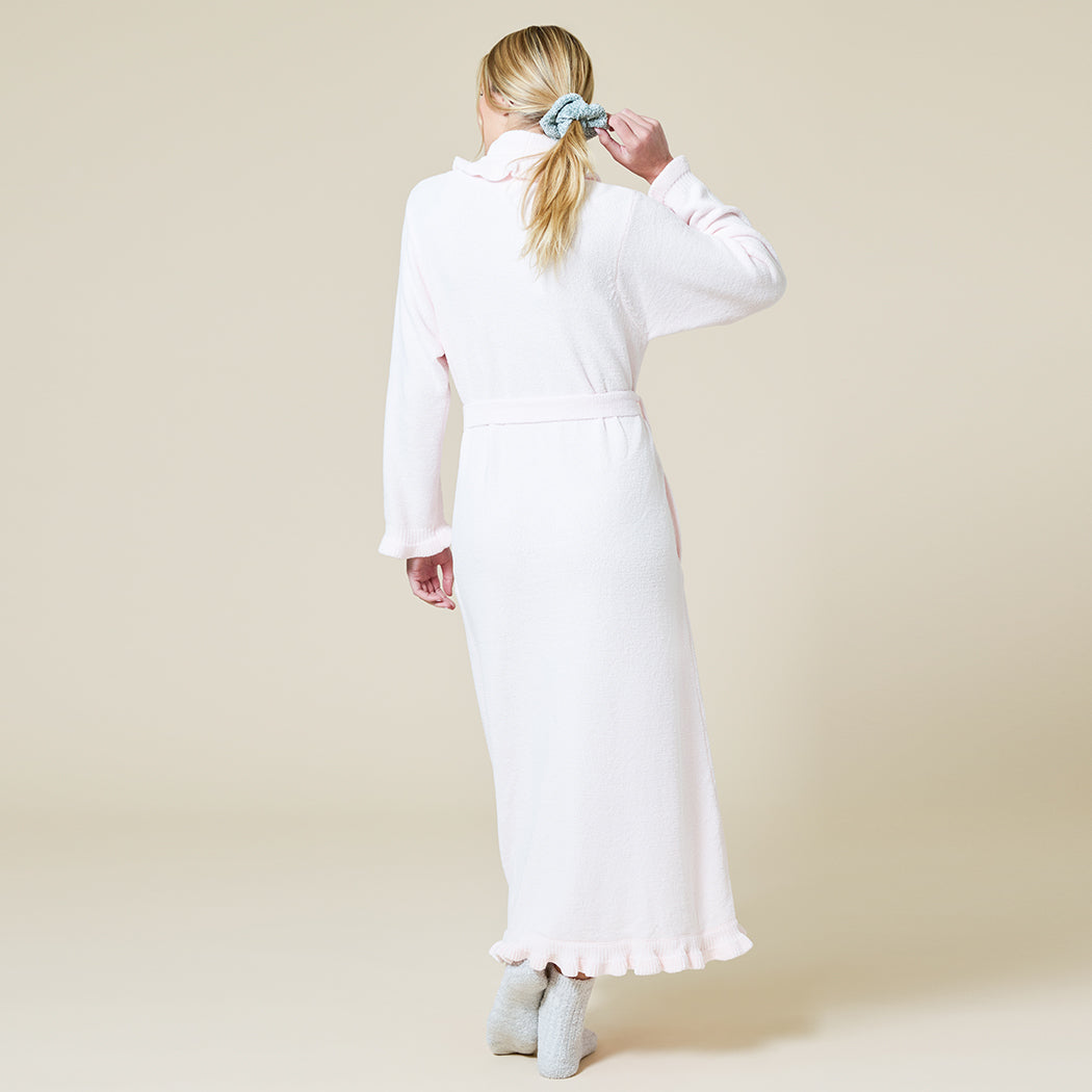 Ruffle Chenille Robe
