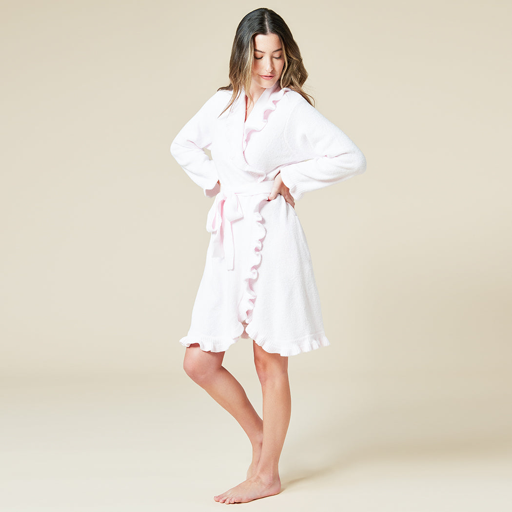36" Ruffle Chenille Robe
