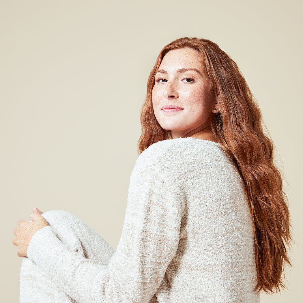 Marshmallow Crew Neck Lounge Set