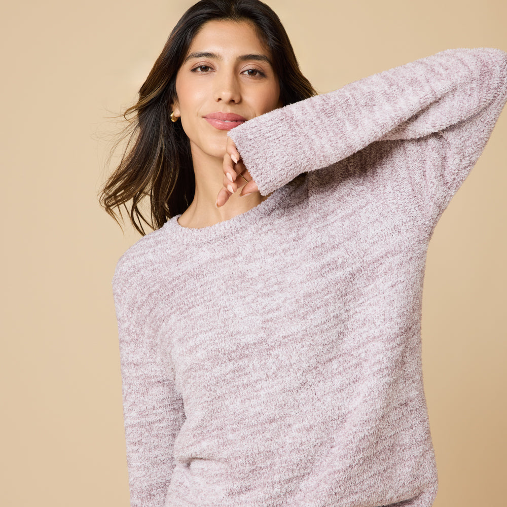 Marshmallow Crew Neck Lounge Set