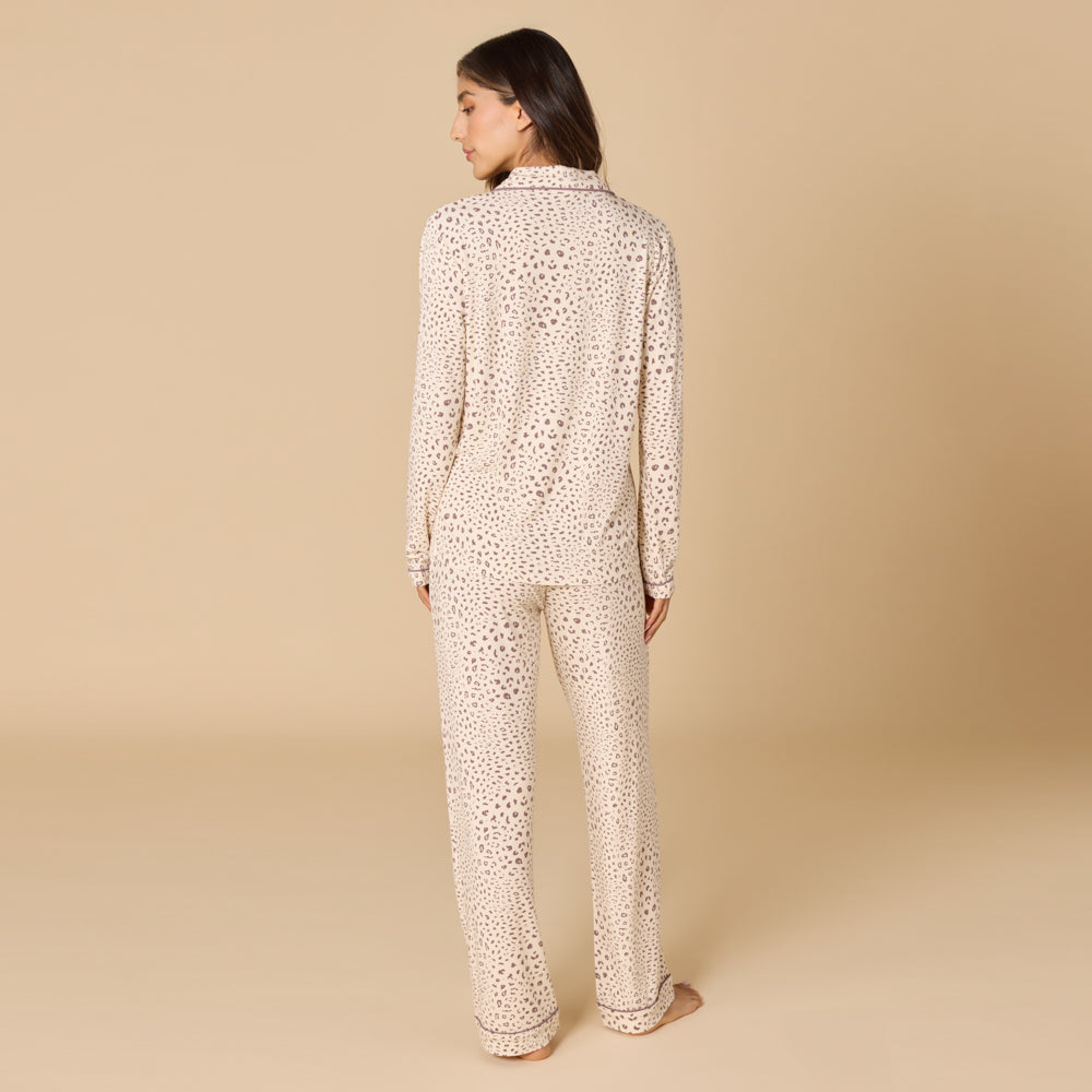 Aria - Slim Notch Collar PJ Set