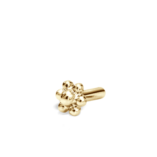 Ball Flower Tash Threaded Backing