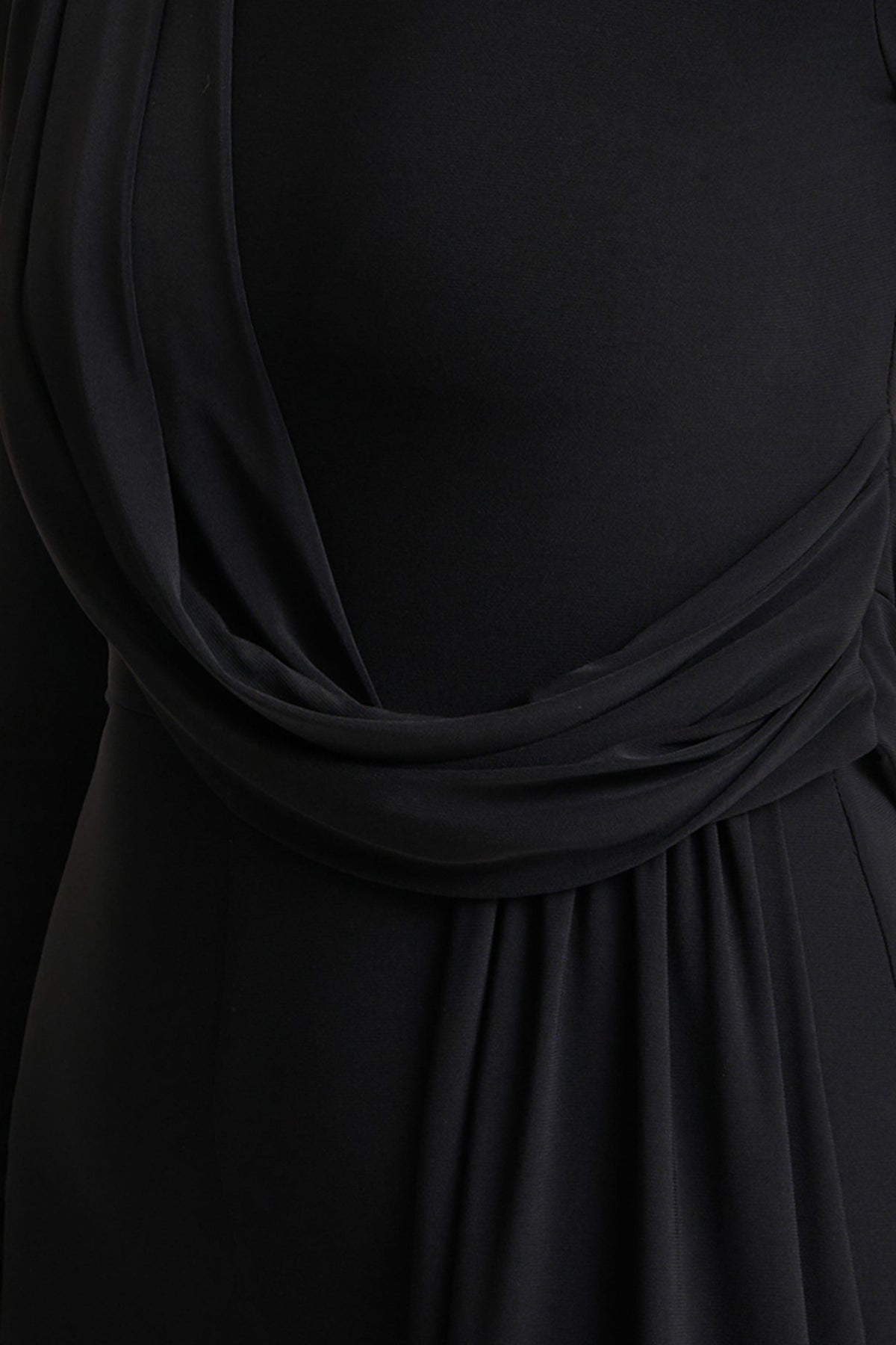 Havenna | Black High-Neck Jumpsuit