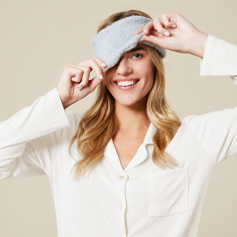 Lavish Marshmallow Eye Mask
