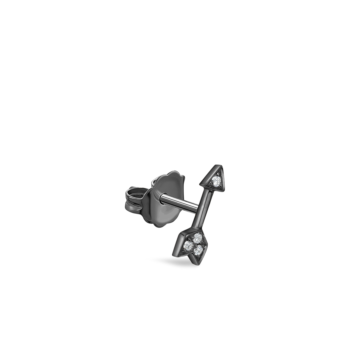 Diamond Arrow Stud Earring